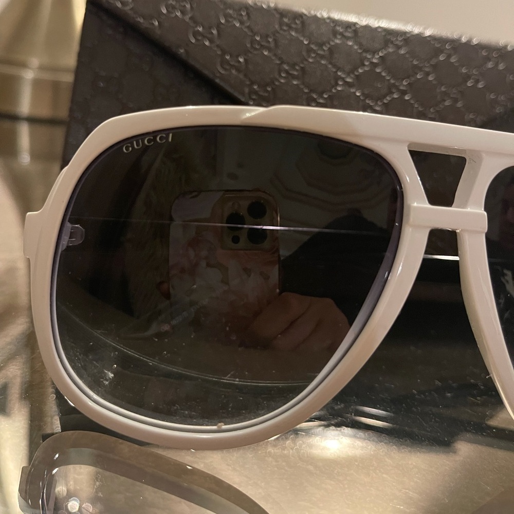 COPY - White Gucci glasses